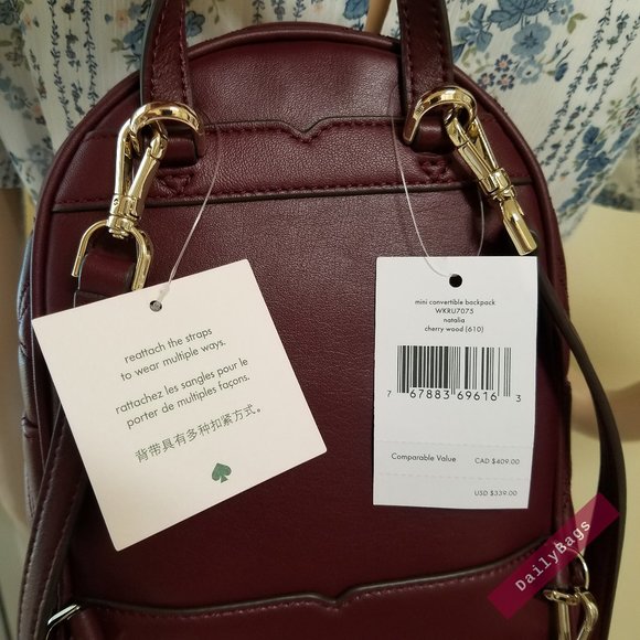 CHERRYWOOD MINI CONVERTIBLE BACKPACK KATE SPADE - Picture 13 of 16